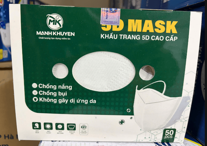 Khẩu trang thảo dược Mạnh Khuyên H50c