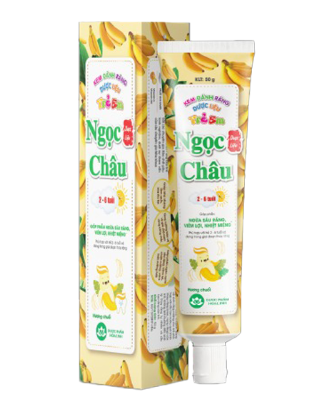 KĐR Ngọc Châu trẻ em hương chuối 50g