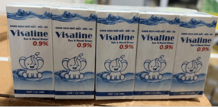 Visaline 0.9% L10ml VPC (nhỏ mắt mũi)