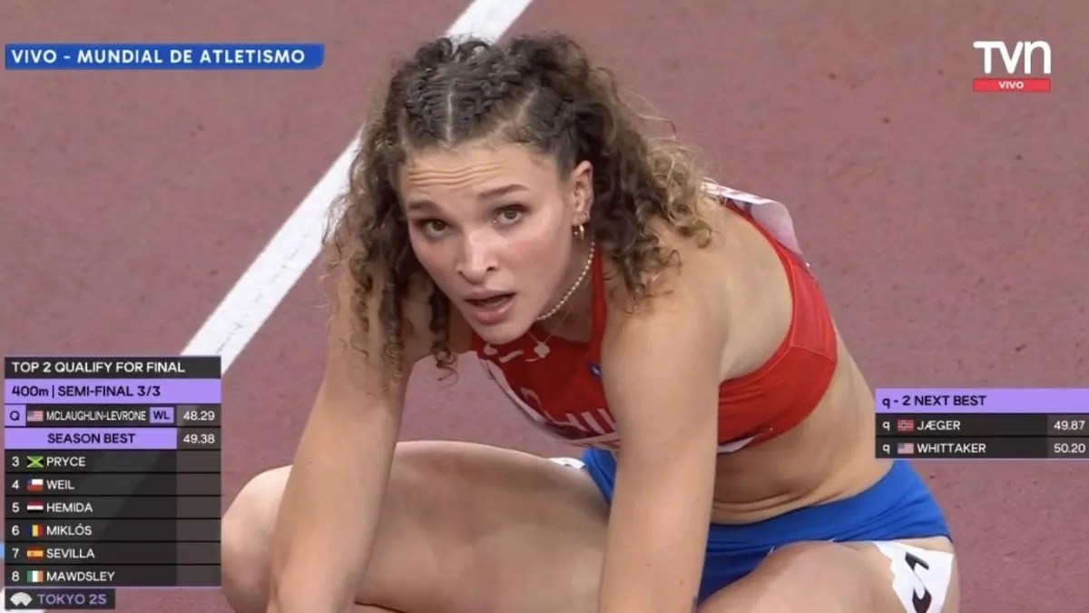 Martina Weil queda cuarta en semifinales de 400 metros y se pierde la final por poco » DUPLOS.CL