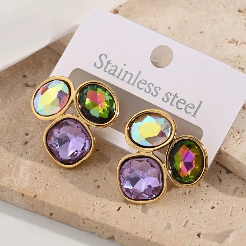 Aretes de cristales redondos