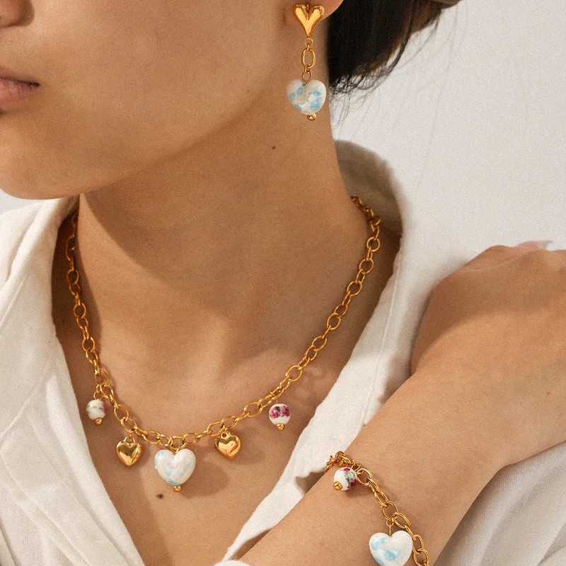 Set de corazones vintage