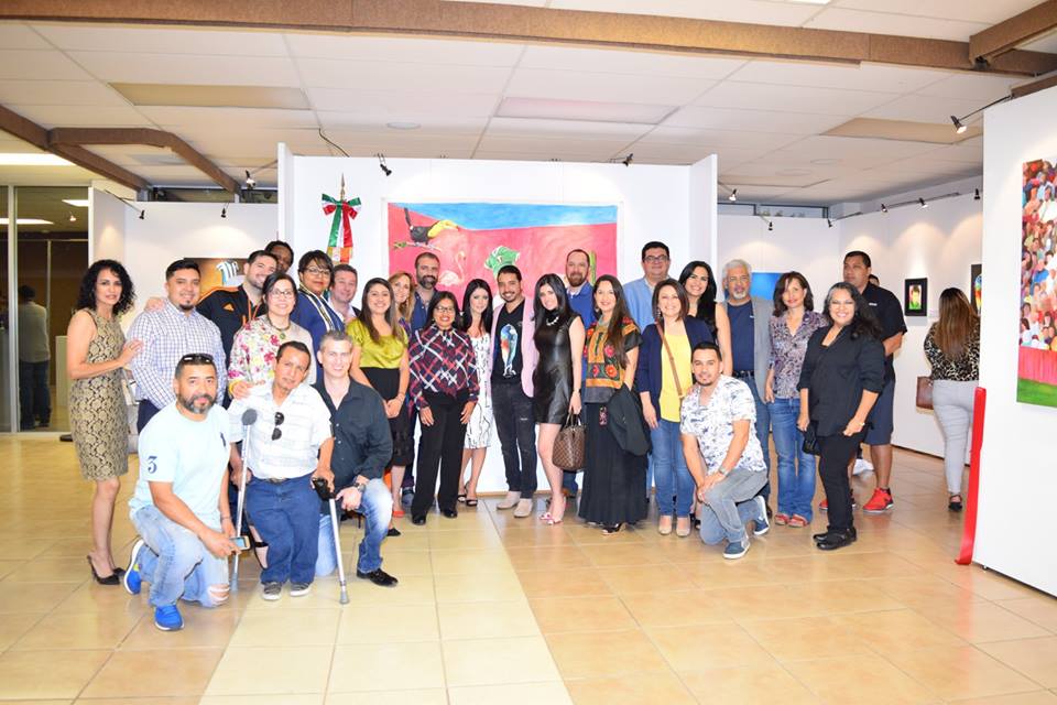 Group picture with some of the guests attending Rumbo a Rusia | photo credit: Espriella Fifi