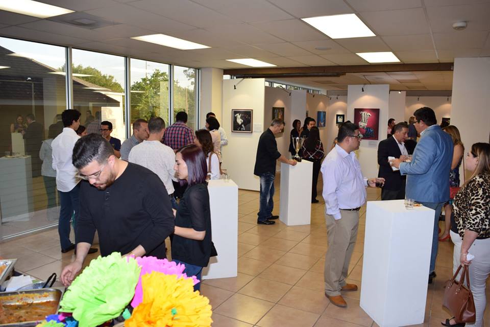 The art gallery inside the Office of the Consulate General of Mexico | photo credit: Espriella Fifi