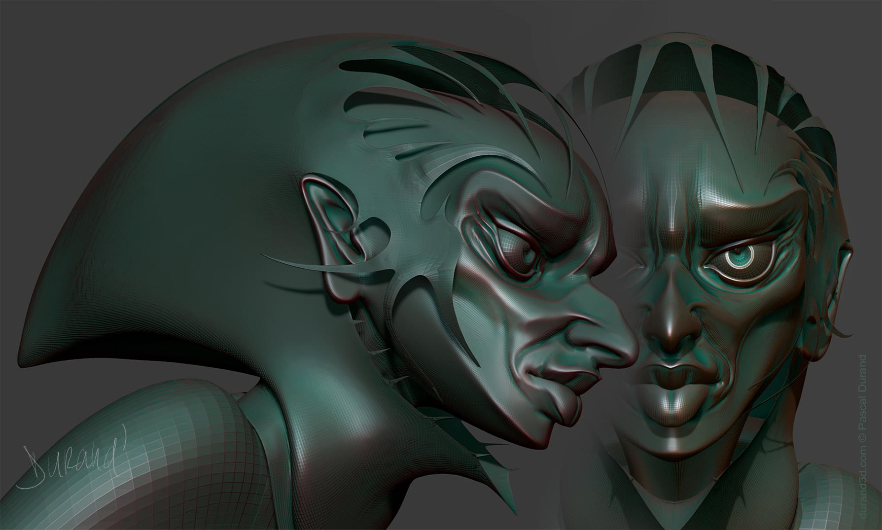 22+ Character design pour illustration fantastique, jeu vidéo, ou film de SF.