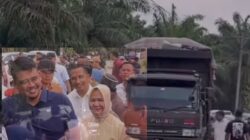 Gubsu Bobby Hentikan Truk asal Aceh, Minta Plat BL Ganti ke BK