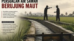 Perselisihan Air Sawah Berujung Maut, Warga Pidie Tewas Dibacok