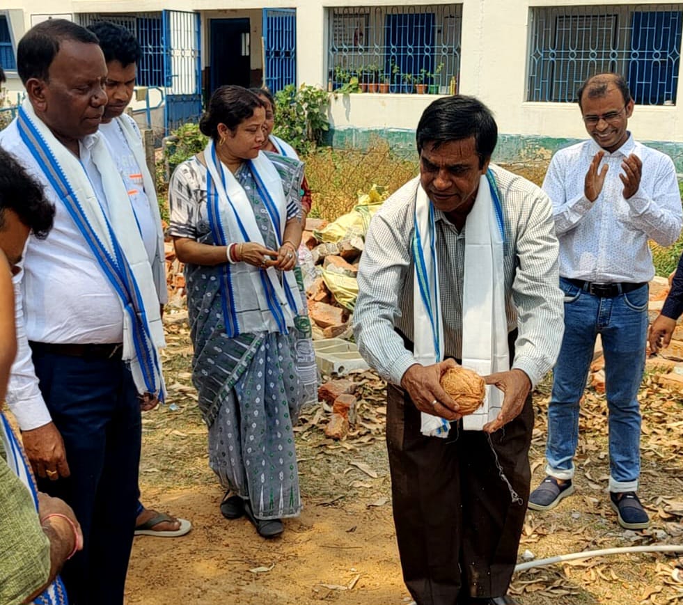 জাটগড়িয়া প্রাথমিক বিদ্যালয়ের উন্নয়ন প্রকল্পের সূচনা