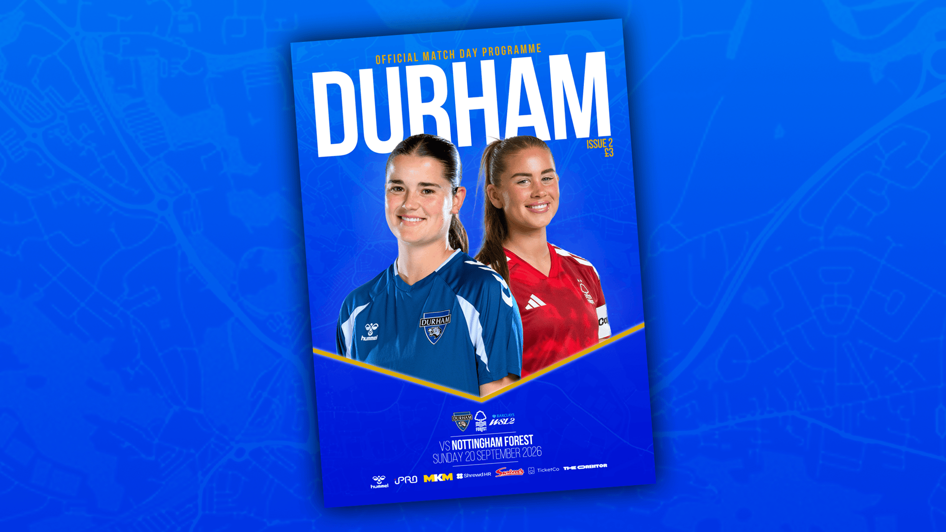 Match Day Programme | Get your Durham Women v Nottingham Forest issue on Sunday