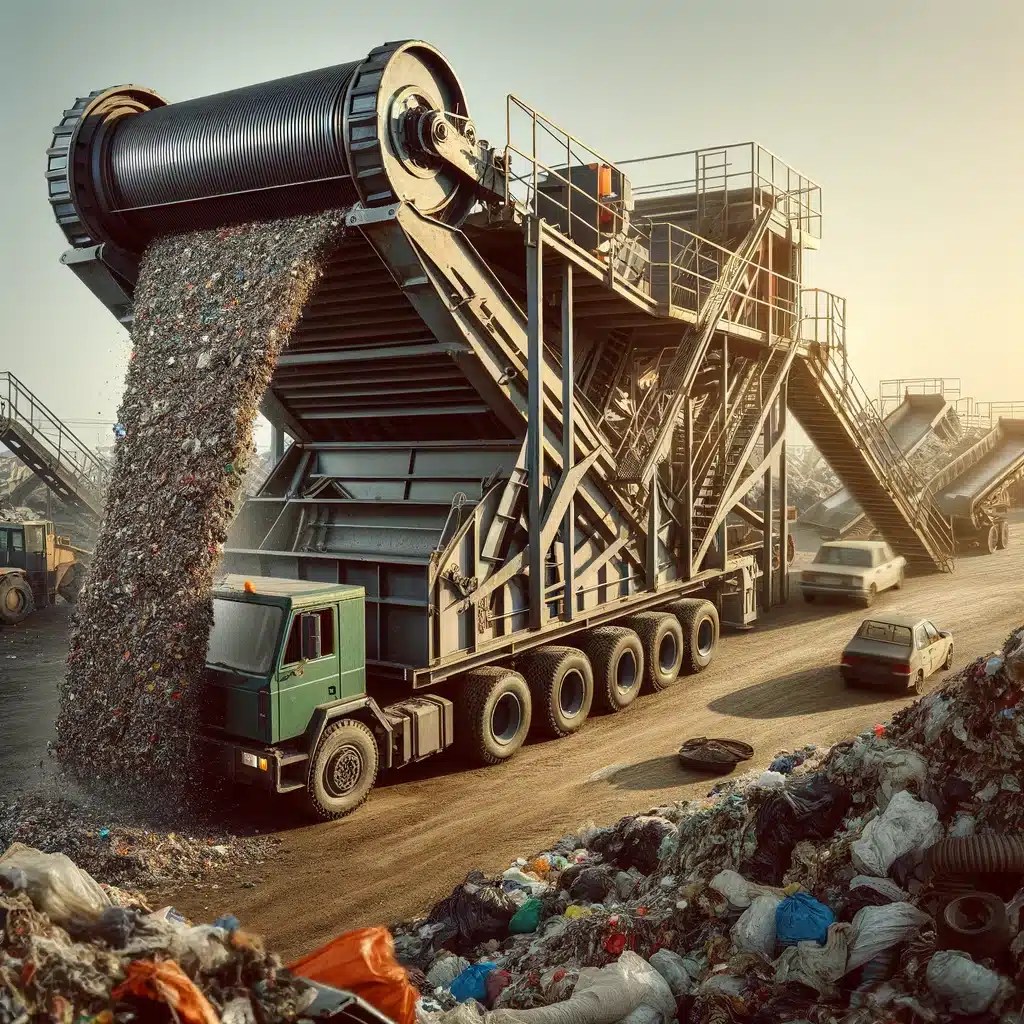 Mobile Trommel Screens Improve Waste Processing