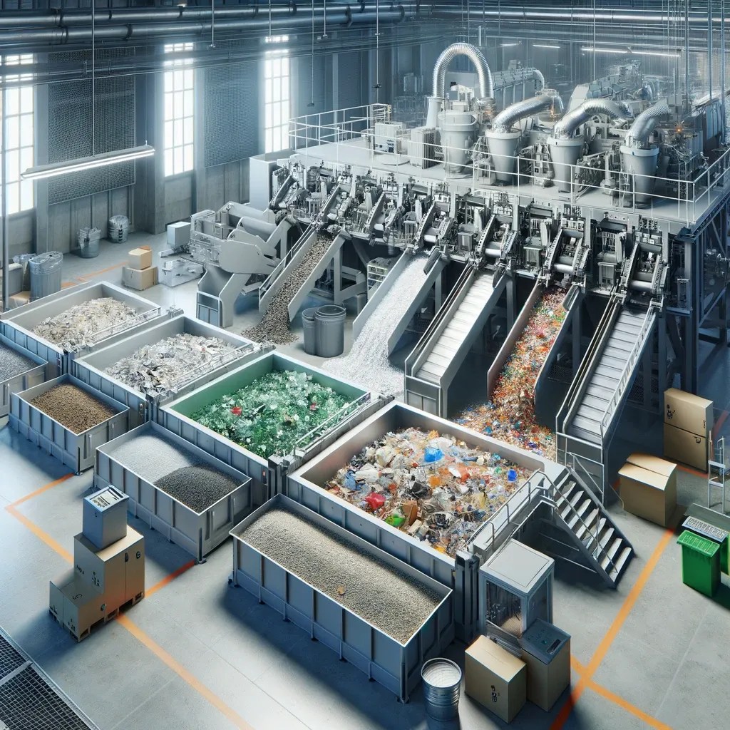 Parts of the ballistic separator that are very important.