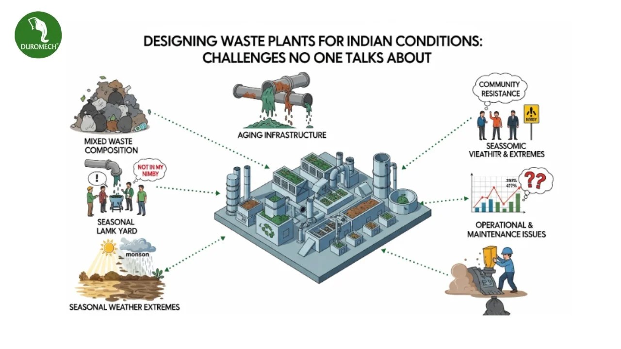 Designing Waste Plants for India: 7 Challenges No One Talks About