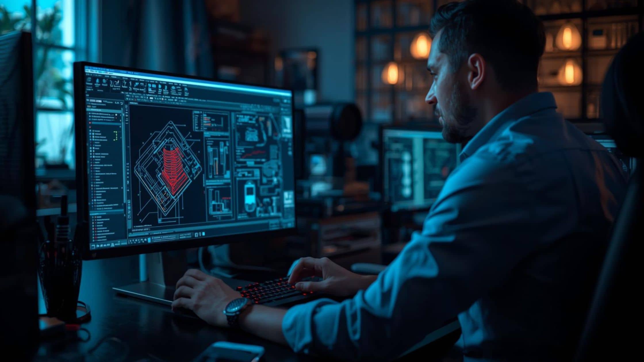অটোক্যাড কী কাজে লাগে? AutoCAD-এ ২ডি-৩ডি ডিজাইন, আর্কিটেকচারাল ও মেকানিক্যাল ড্রয়িং করছেন প্রফেশনাল ডিজাইনার। Dusra Soft এর অটোক্যাড ট্রেনিং সেন্টার ঢাকা