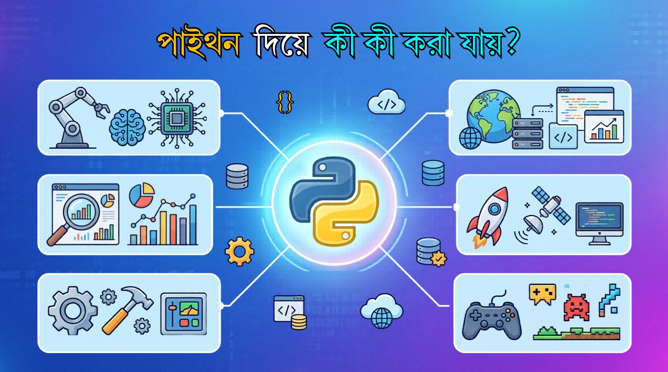 পাইথন দিয়ে কী কী করা যায়?