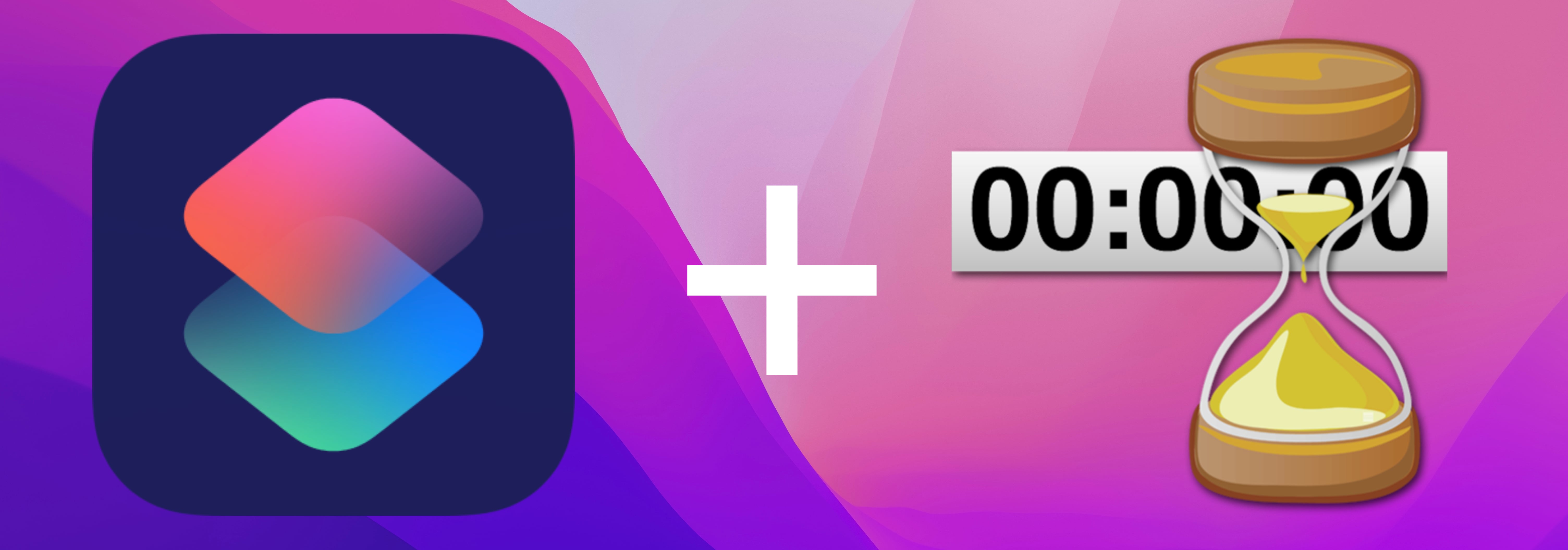Creating a timer shortcut in macos monterey