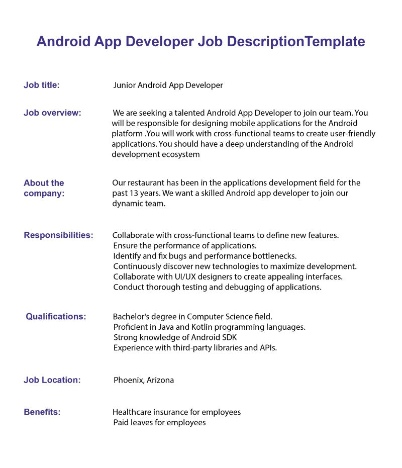 Android App Developer Job Description Updated For 2025 - Space Wallpapers - Modern Full HD Collection
