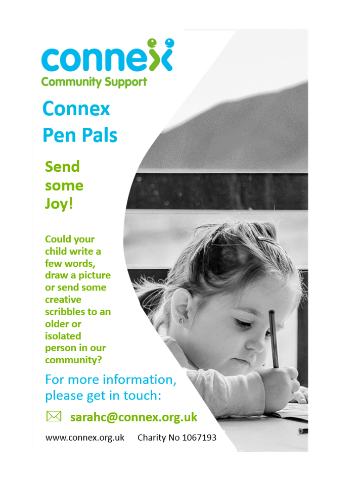 I also have two dogs, so feel free to look at them. Connex Pen Pals Derbyshire Voluntary Action