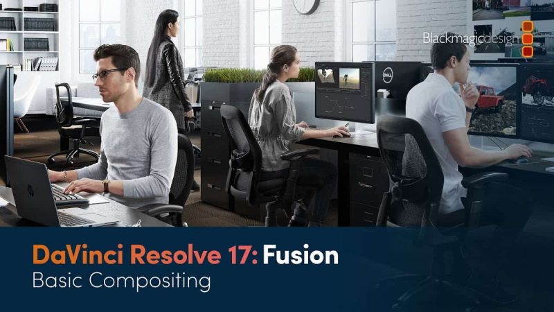 Davinci Resolve 17 Basic Fusion Tutorial For Beginners Blackmagic - Premium Minimal Texture Gallery - Retina