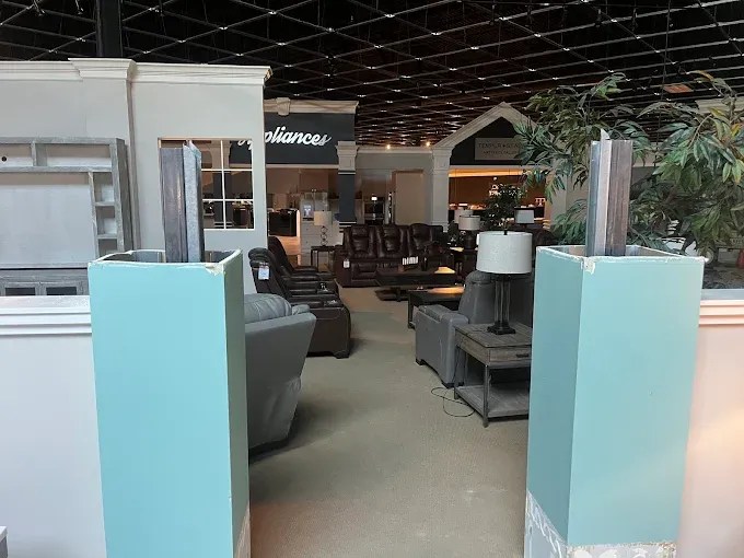 Furniture showroom interior after renovation
