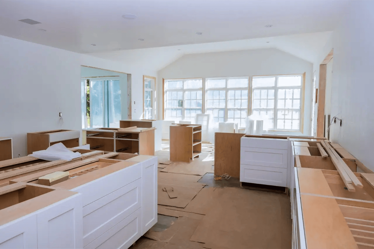 Renovated kitchen in a custom home