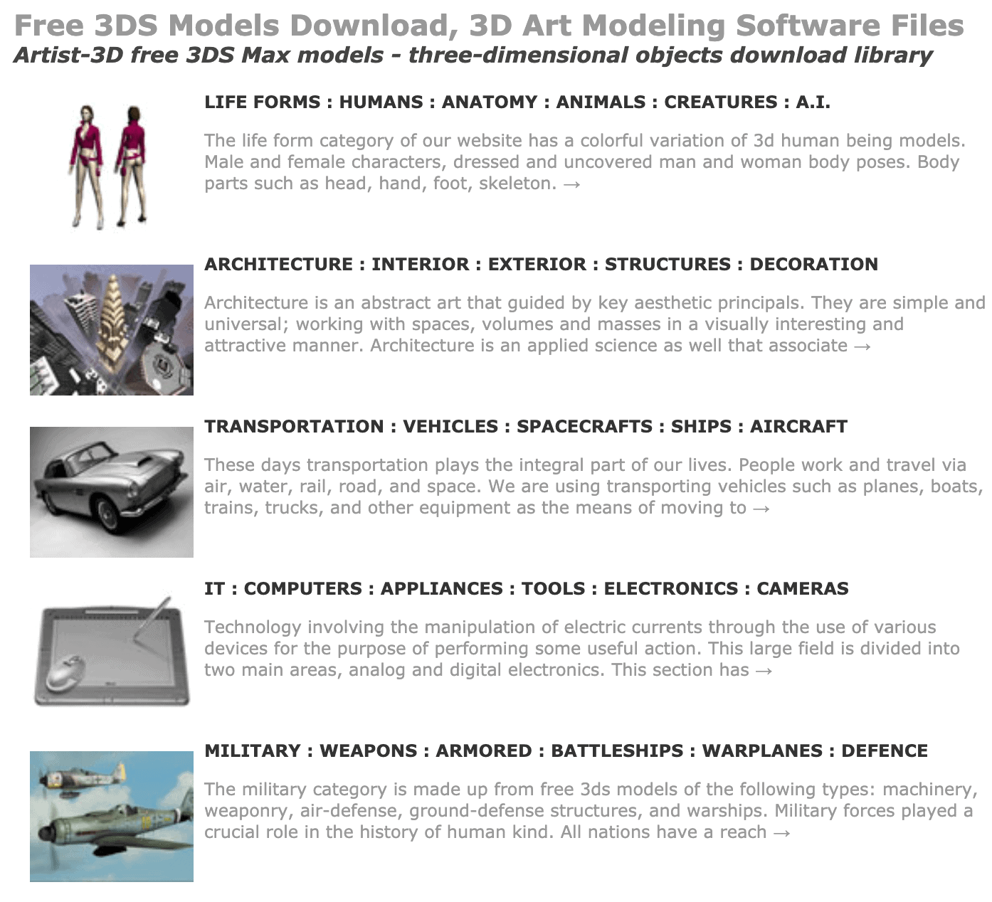 10 Sites Where You Can Download Free 3d Model