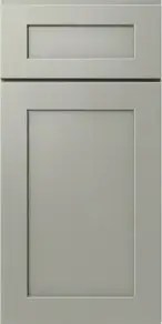 Shaker Moss cabinet door sample in light green painted finish