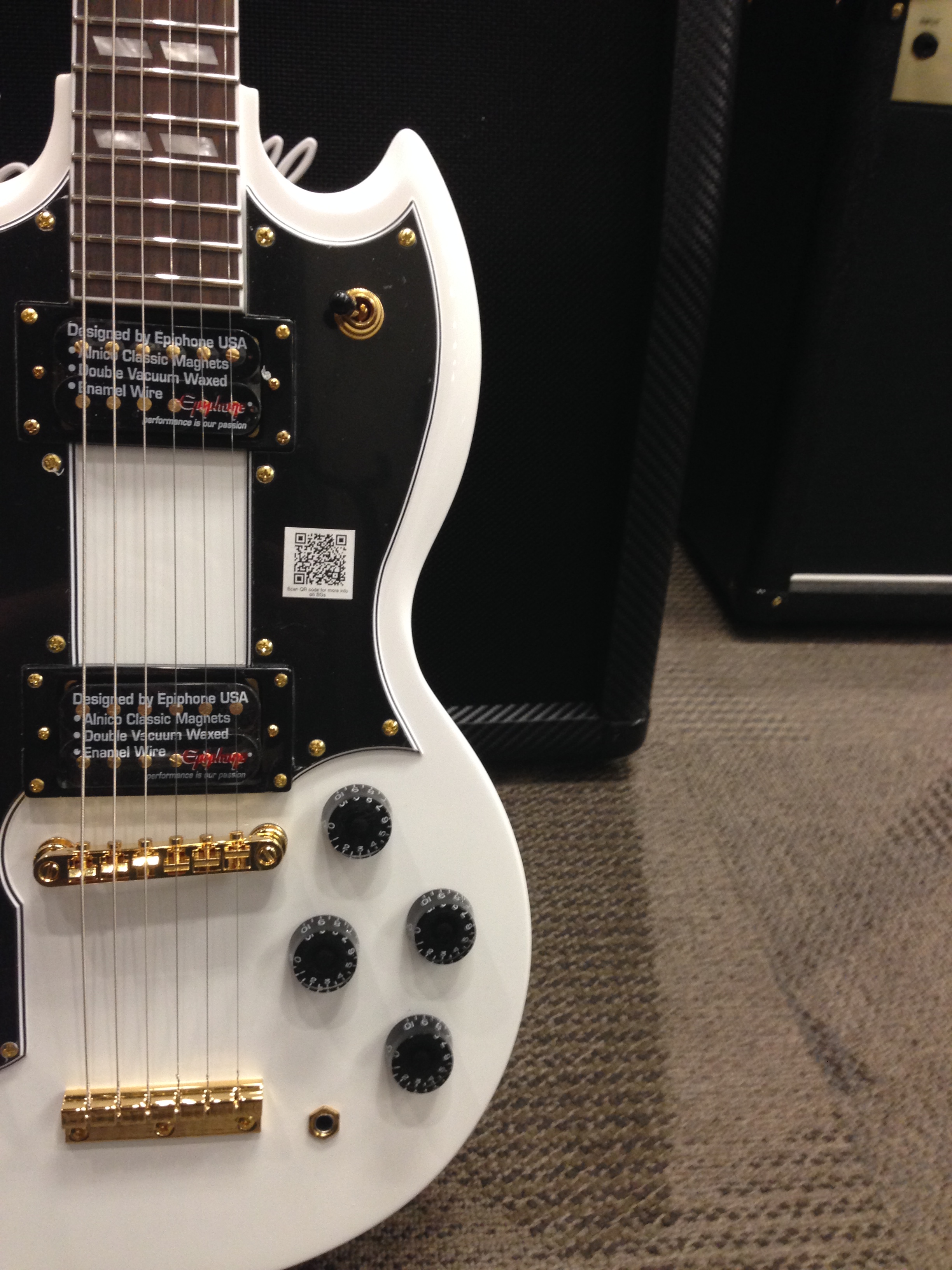 Epiphone   白 ギター Epiphone Limited Edition G-1275 (Alpine White) – Dylan von Rambow