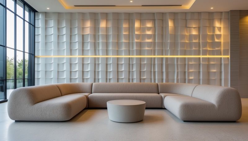 10 Stunning Modern Interior Wall Cladding Designs Dynamic Cladding - Geometric Photo Collection - High Resolution Quality