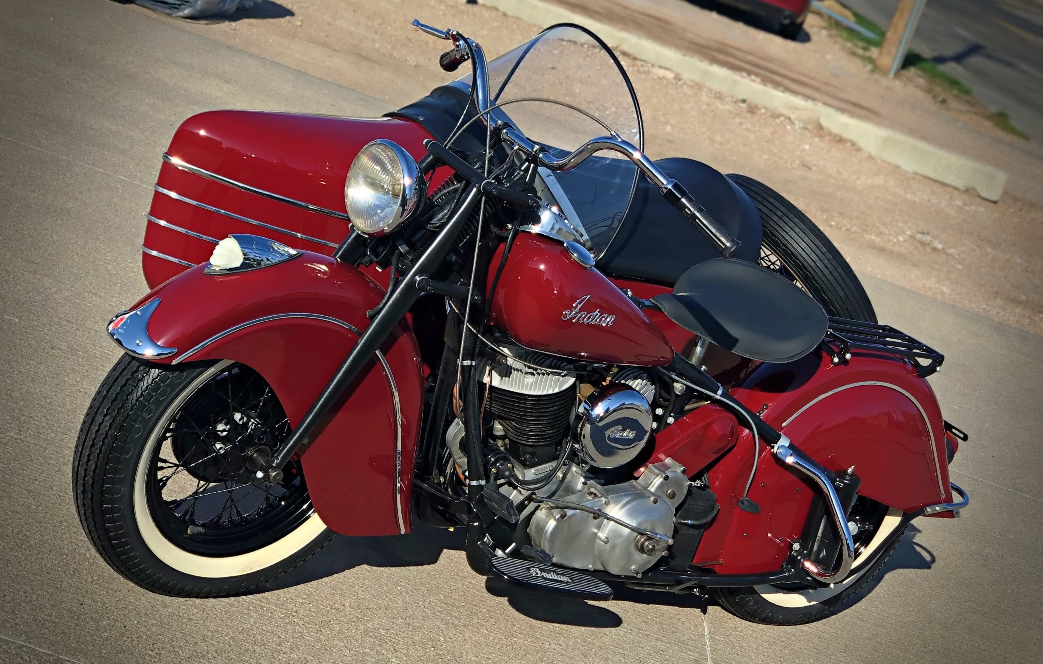 1947 Indian Chief Motorcycle Restoration – Dynamic Rides Rods