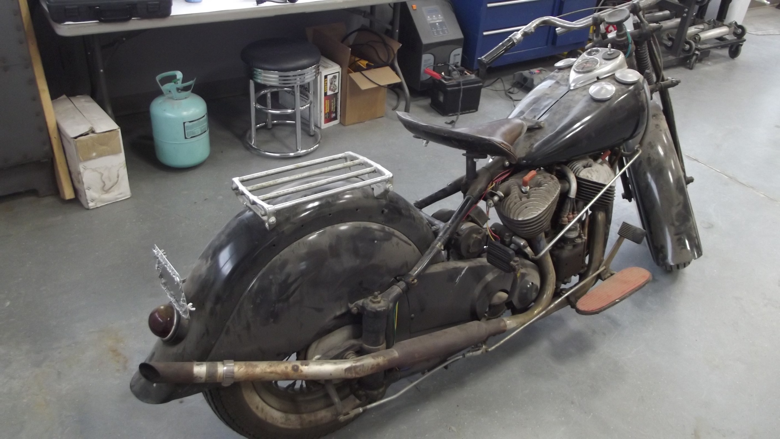 1947 Indian Chief Motorcycle Restoration – Dynamic Rides Rods