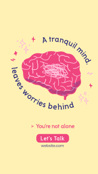 Tranquil Mind Instagram Story Brandcrowd Instagram Story Maker