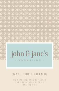 Rattan Weave Invitation Brandcrowd Invitation Maker