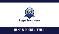 It's also desired when college students are away from home or if family members are on business trips. Blue Mountain Locator Business Card Brandcrowd Business Card Maker Brandcrowd