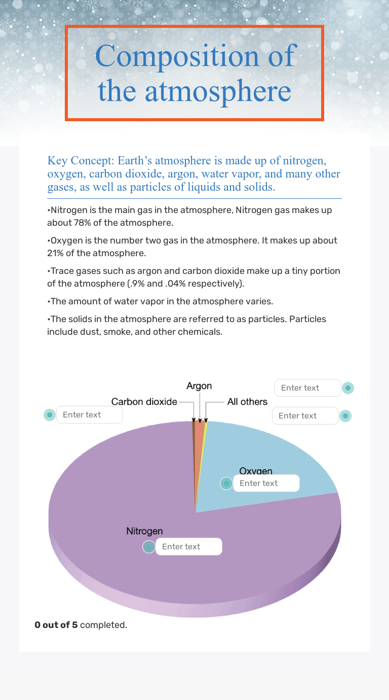 08.09.2015 · when we talk related with earth's atmosphere worksheets, we have collected various similar photos to complete your ideas. Composition Of The Atmosphere Interactive Worksheet By Katie Ross Wizer Me