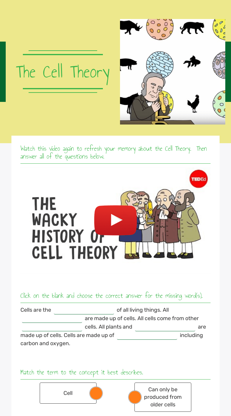 15.09.2021 · the social structure of society is made up of a code of conduct and social order that serves as the framework of that society. The Cell Theory Interactive Worksheet By Anuhea Dugan Wizer Me