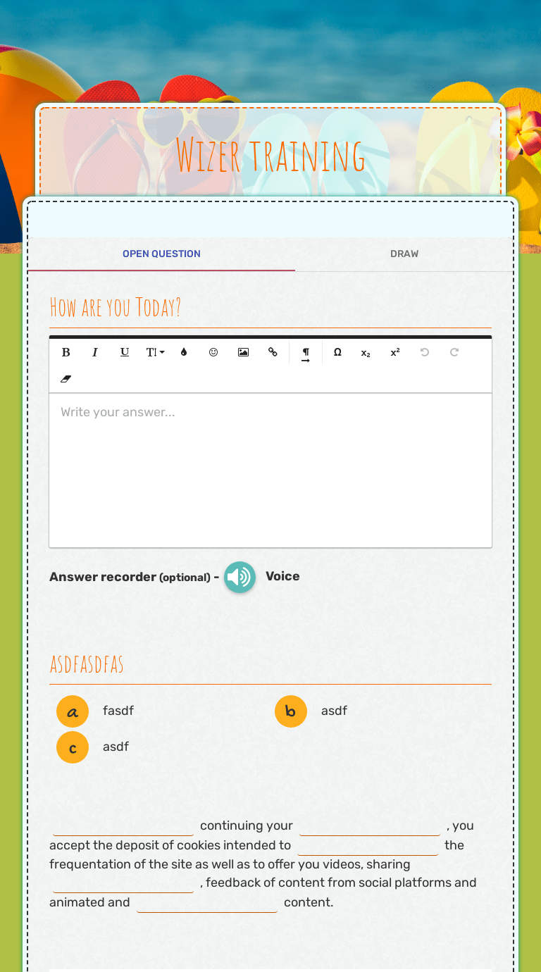 Giving feedback is tested in tkt module 3 part 2. Wizer Training Interactive Worksheet By Eitan Gissin Wizer Me