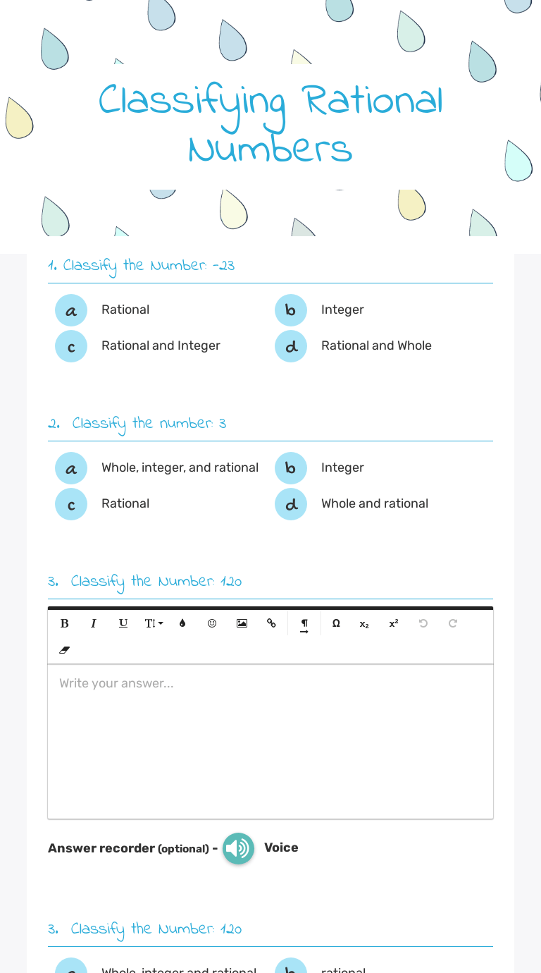 Classifying Rational Numbers Worksheet - E-streetlight.com