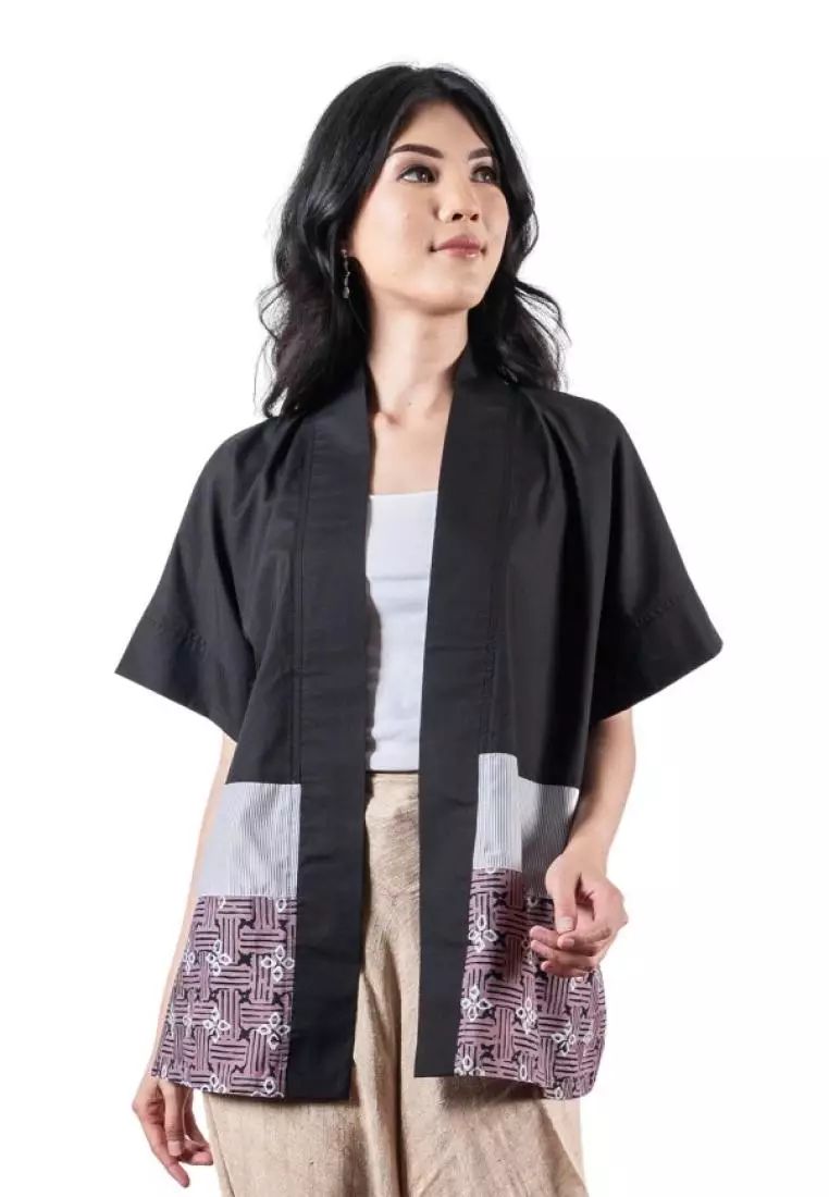 Divya Blazer Black Bhatara Batik - 4K Light Pictures for Desktop