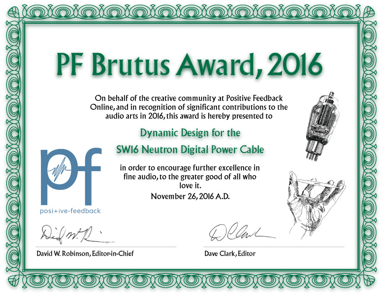 Neutron SW16 wins Prestigious Brutus Award