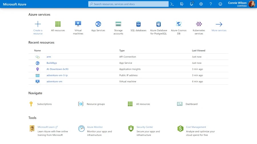 Microsoft Azure cloud