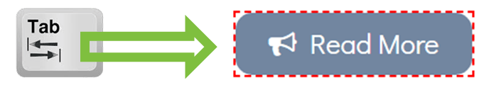 Image showing a button with a visible focus outline