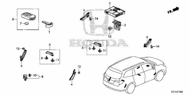 Their improved looks and innovative. 72147 Tg7 A01 Fob Assembly Entry Key 2016 2018 Honda Pilot Honda Factory Parts