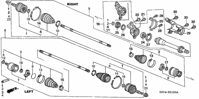 Honda provides several audio options for their crossover suv, the pilot. Driveshaft - Half Shaft for 2004 Honda PILOT 5-DOOR