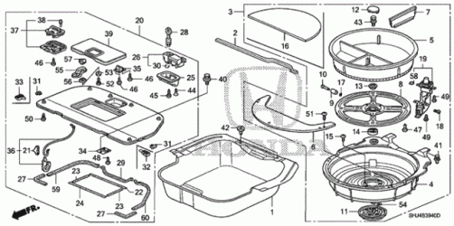 honda carpet shj a21 odyssey reference found illustration 2006 2005