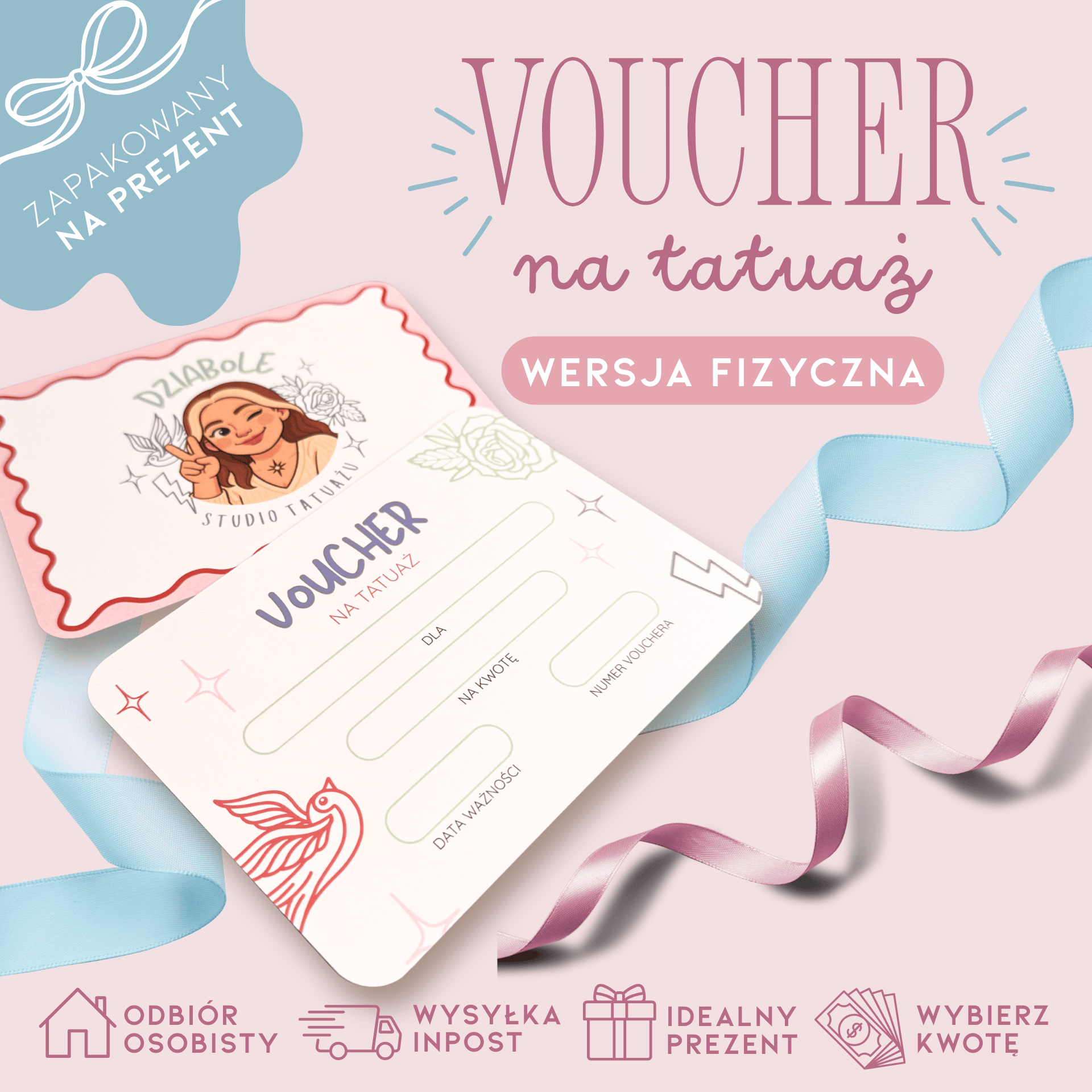 Voucher prezentowy DZIABOLE - wersja fizyczna