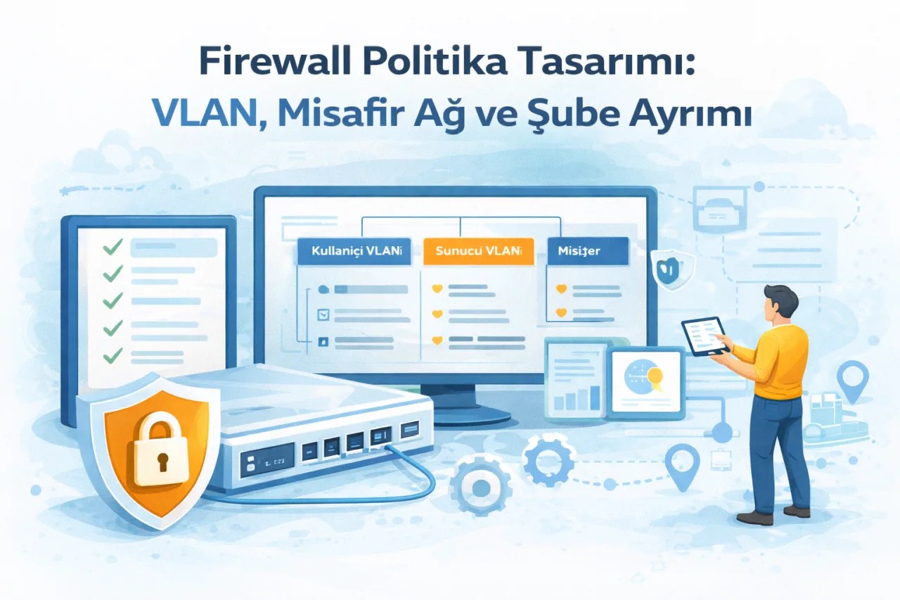 Politika Tasarımı: VLAN / Misafir Ağ / Şube Ayrımı