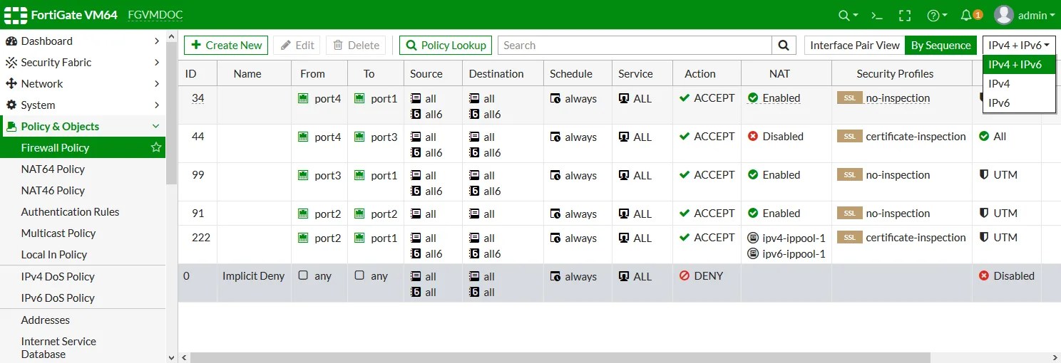 FortiGate Firewall Kuralı Yazma