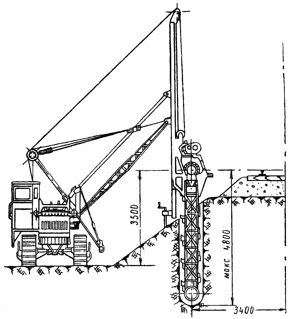 Для перевода МКТС-2 в транспортное положение между стойкой и подкосом. нахо...