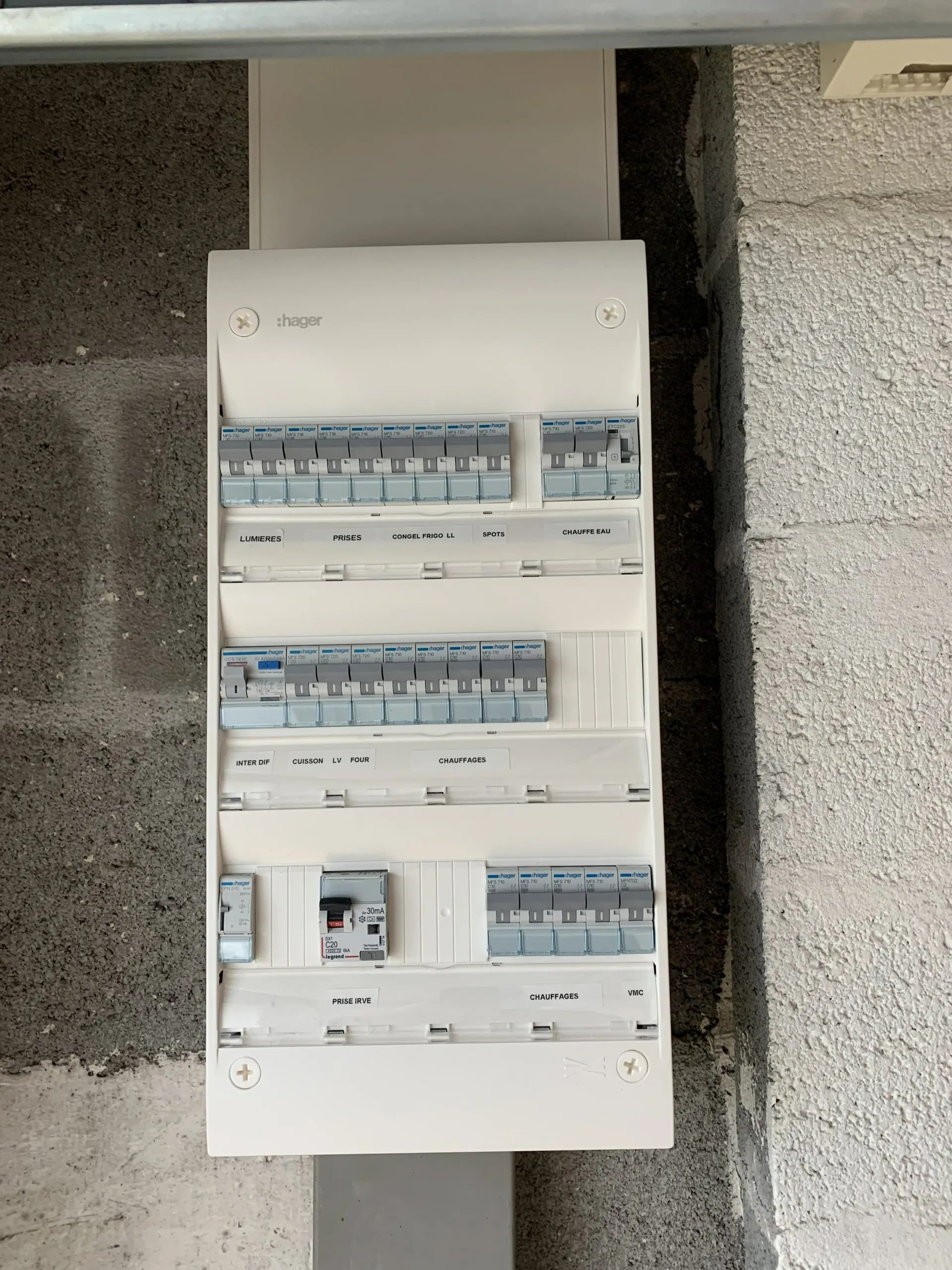 rénovation d'un tableau électrique à Basse-Goulaine