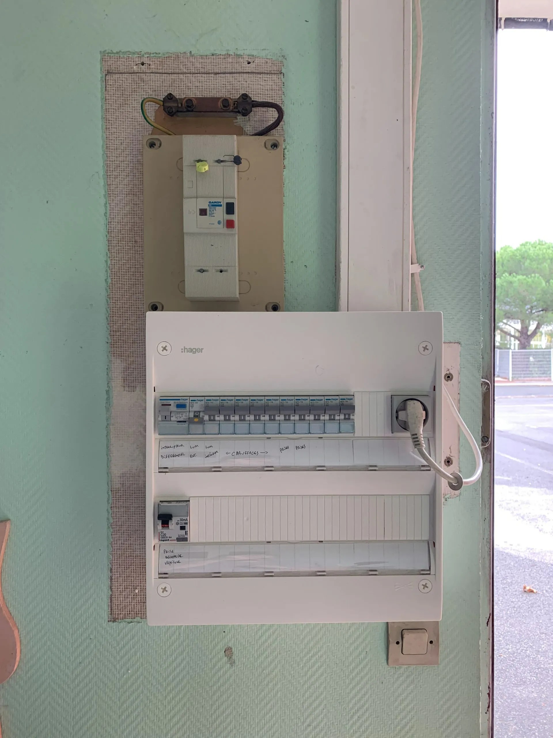 Tableau électrique d'ancenis rénové